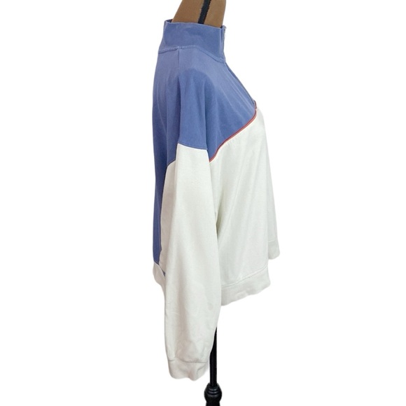 Champion Campus Colorblocked Half Zip Sweatshirt size L - Picture 4 of 13